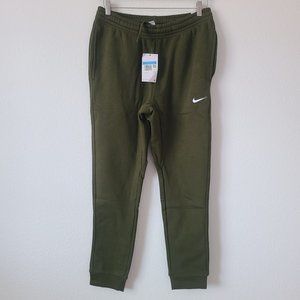 Nike Club Fleece Tapered Leg Sweatpants 826431-327 Size M Green